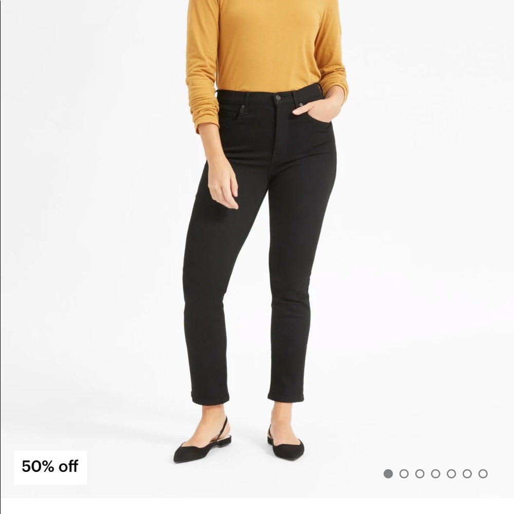 Everlane The Authentic Stretch High-Rise Cigarette Jean